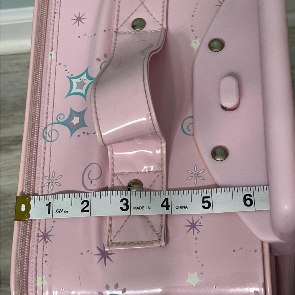 Vintage Y2K Disney Store Tinkerbell Child Size Rolling Suitcase - Picture 10 of 15